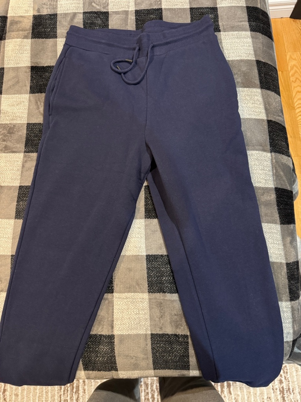 Fashion Nova Men's Navy Blue Drawstring Joggers